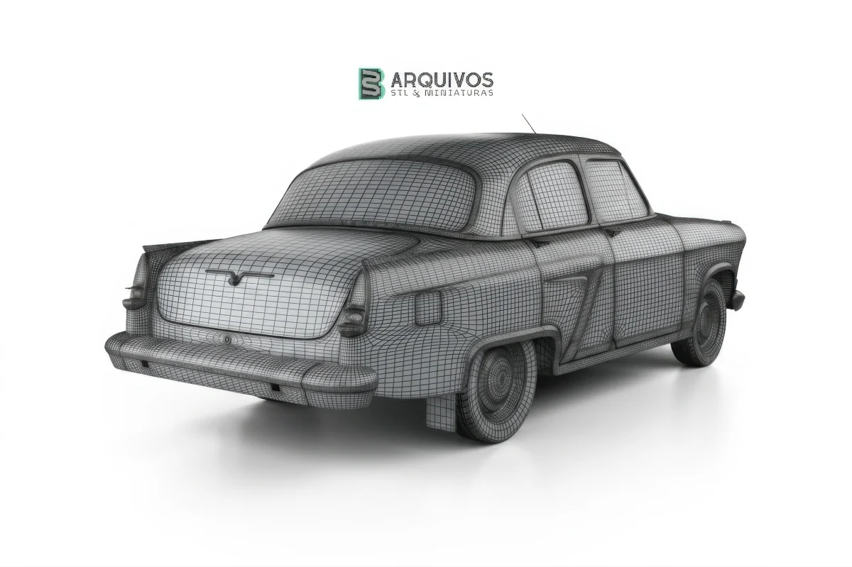 Modelo 3D STL - GAZ 21 Volga — foto 7